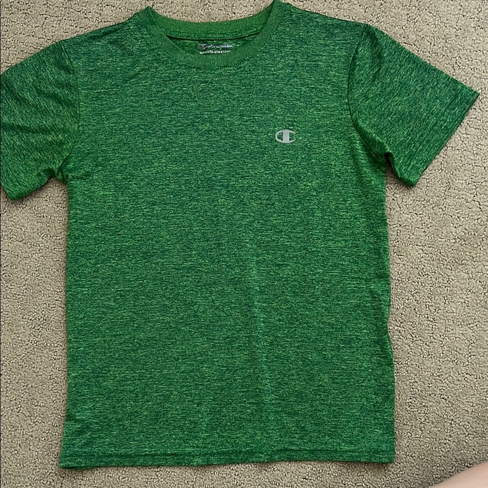 Champion Kids Green Short Sleeve Tee